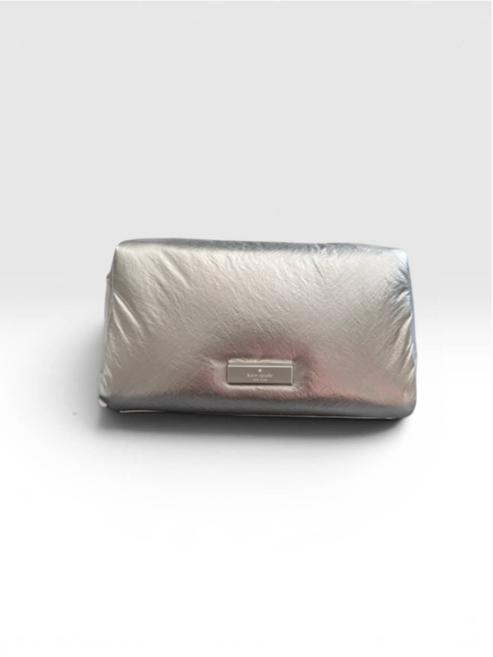 Kate Spade Carter Cosmetic Bag in Silver